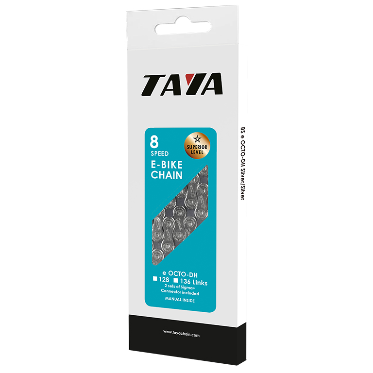 e8S-SILVER-PACKAGE TAYA 10 SPEED CHAIN (SILVER) WITH OFFICIAL PACKAGE